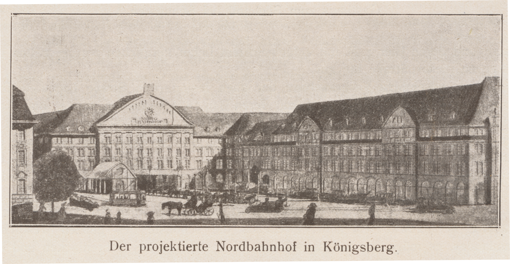 Königsberg (Pr.), Der projektierte Nordbahnhof