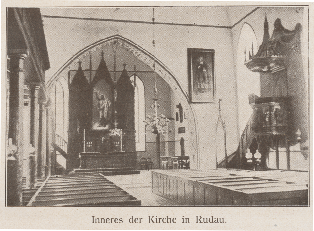 Rudau Kr. Samland, Kirche, Innenansicht