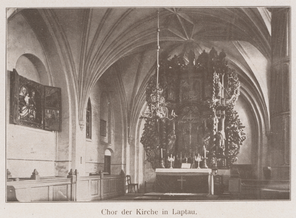 Laptau, Kirche, Chor