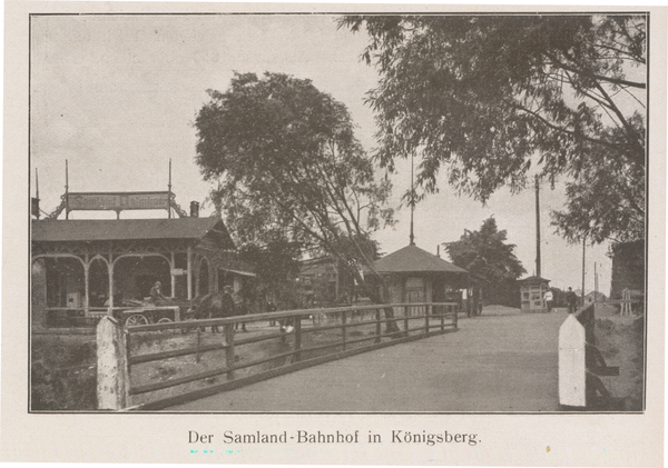 Königsberg (Pr.), Der Samland-Bahnhof