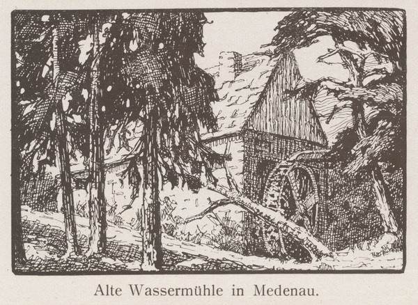 Medenau, Alte Wassermühle