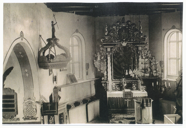 Pröbbernau, Kirche, Blick zum Altar