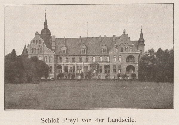 Preyl, Schloss von der Landseite