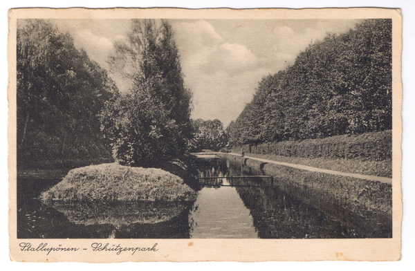 Stallupönen, Schützenpark, Künstlicher Teich