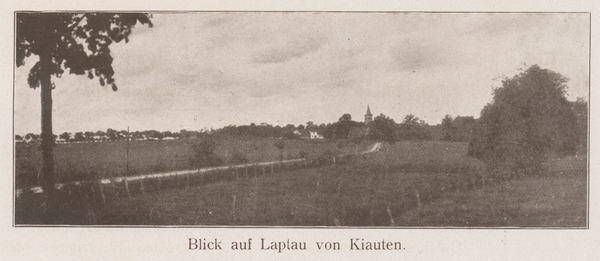 Laptau, Ortsansicht von Kiauten