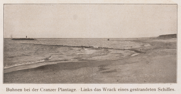 Cranz, Buhnen bei der Cranzer Plantage