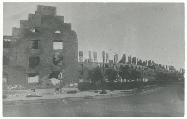 Königsberg, Hagenstraße, Kriegsschäden