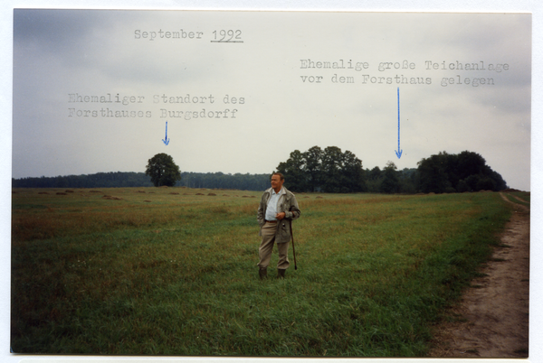 Burgsdorff, Gelände um das ehemalige Forsthaus (Malli-Park)